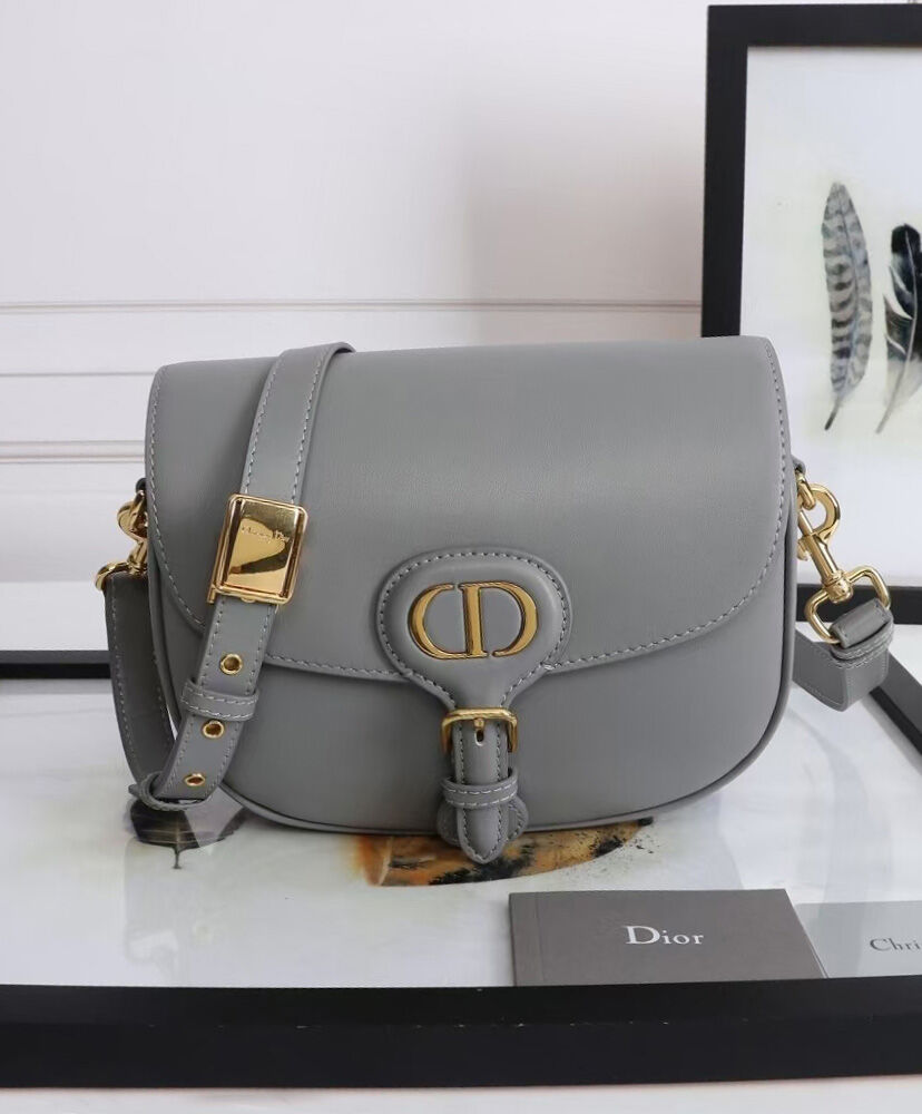 Christian Dior Medium Dior Bobby Bag Grey